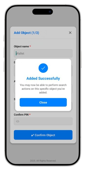 Success Modal